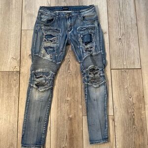 Men’s Black Premium Jeans Size 32 x 32 Skinny Flex